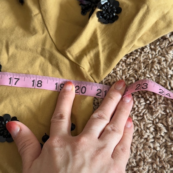 J Crew Sequin Embellished Cotton Poplin Button Up Shirt - Picture 7 of 8